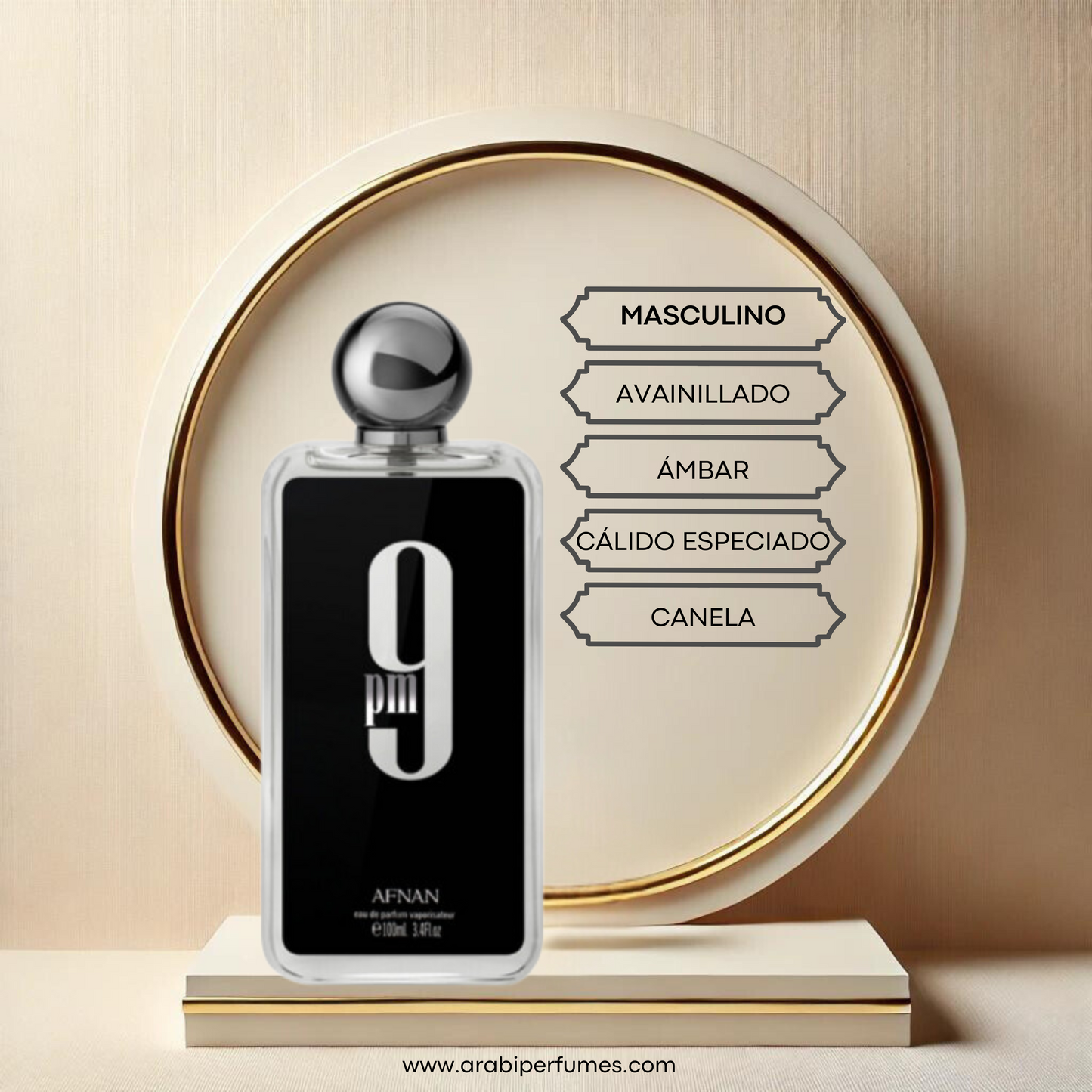 9 PM FNAN PERFUME ÁRABE