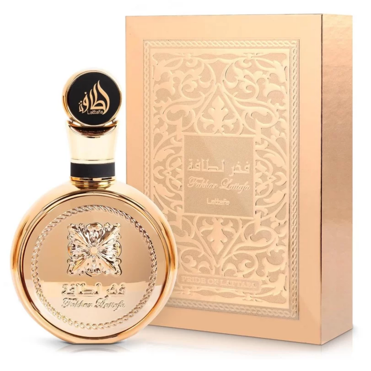 Fakhar Extrait de Lattafa es una fragancia arabe masculina de 100ml.