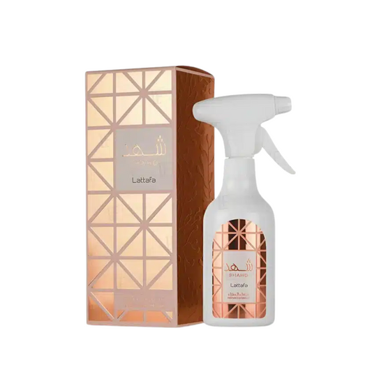 Ambientador Árabe SHAHD de Lattafa – Spray 450 ml